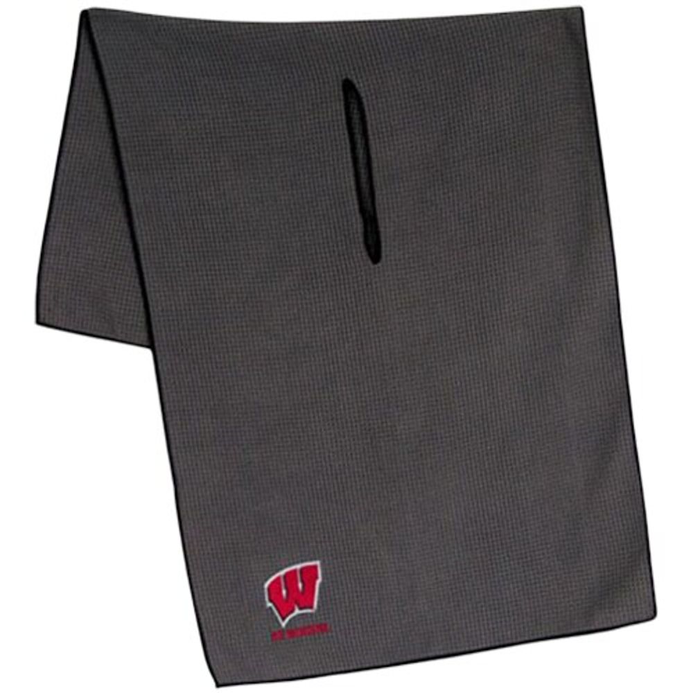 Wisconsin Badgers 19" x 41" Gray Microfiber Towel