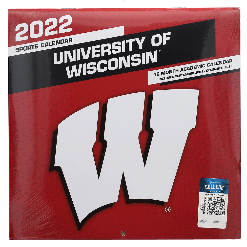 Wisconsin Badgers 2022 Mini calendrier mural