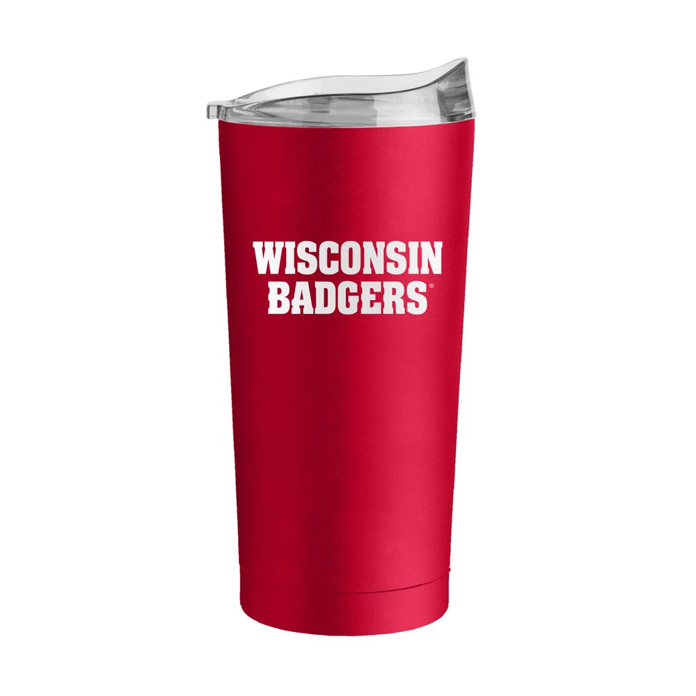 Wisconsin Badgers 20oz. Flipside Powder Coat Tumbler