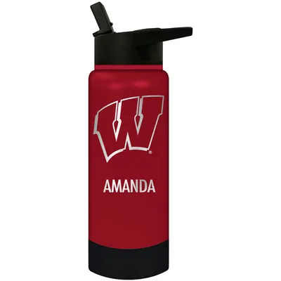 Wisconsin Badgers 24oz. Personalized Jr. Thirst Water Bottle
