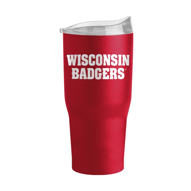 Blaireaux du Wisconsin 30 oz. Gobelet à revêtement en poudre Flipside