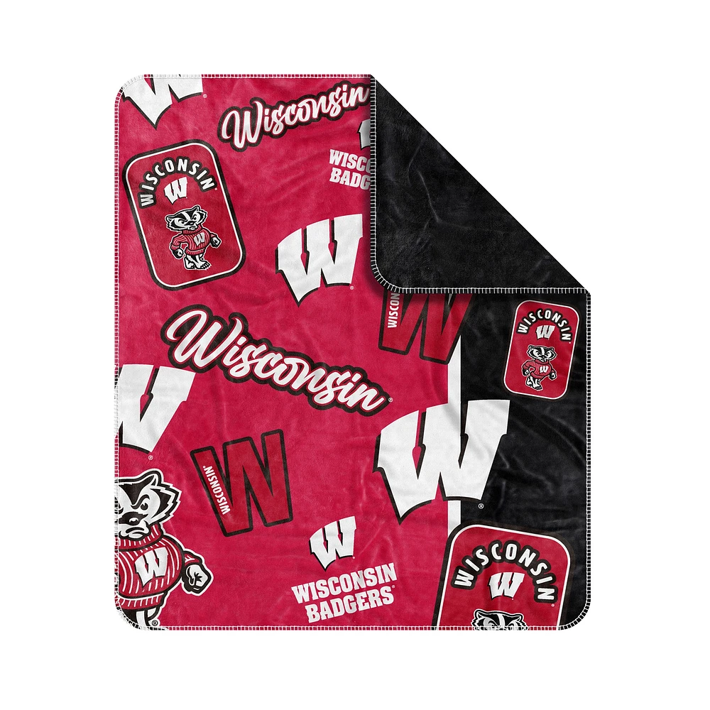 Wisconsin Badgers 50” x 60” Dream Weave Throw Blanket