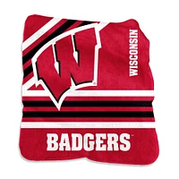 Wisconsin Badgers 50'' x 60'' Team Plush Raschel Throw Blanket
