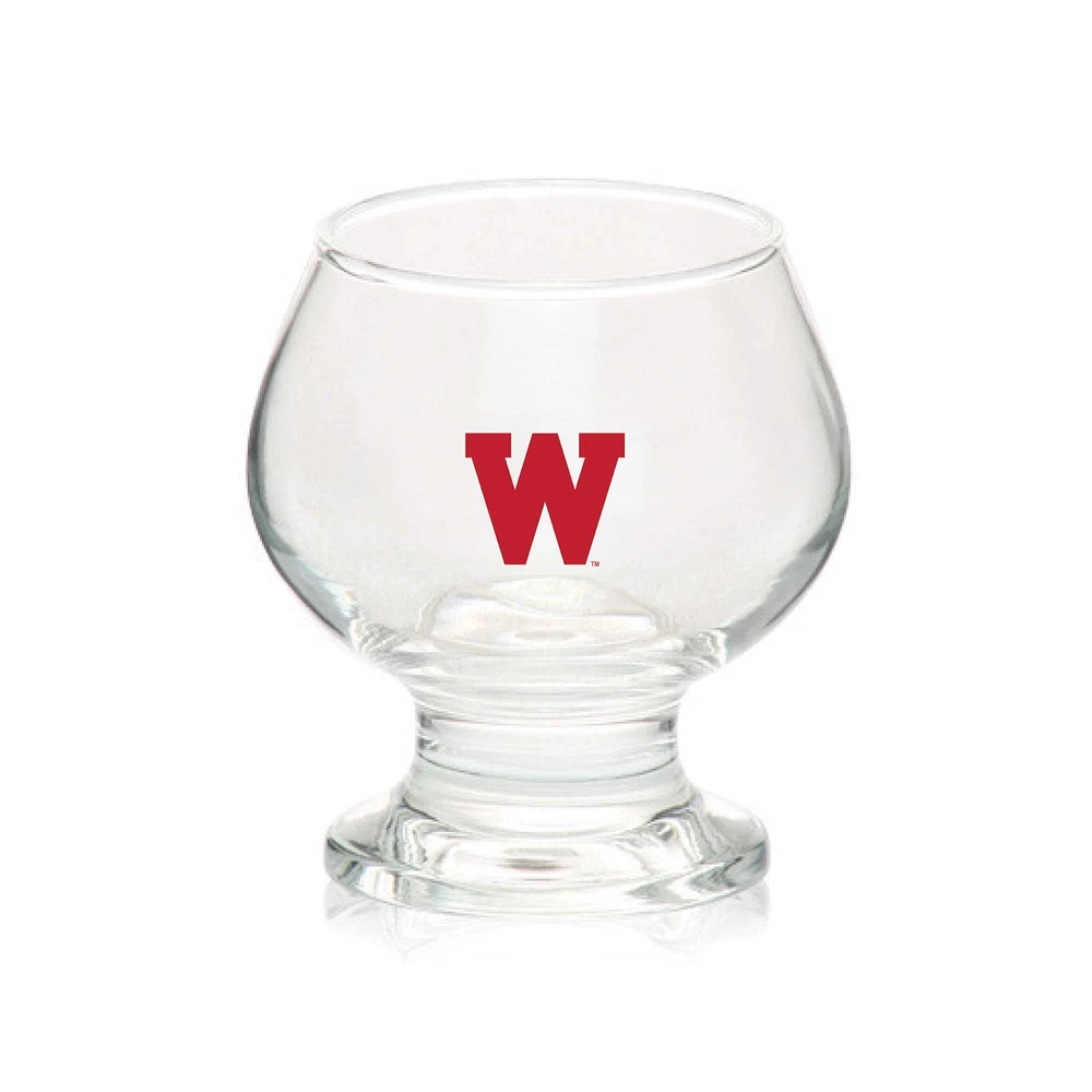 Wisconsin Badgers 7oz. Balloon Glass