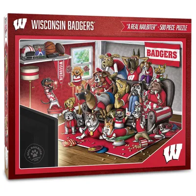 Wisconsin Badgers Purebred Fans 18'' x 24'' A Real Nailbiter 500-Piece Puzzle