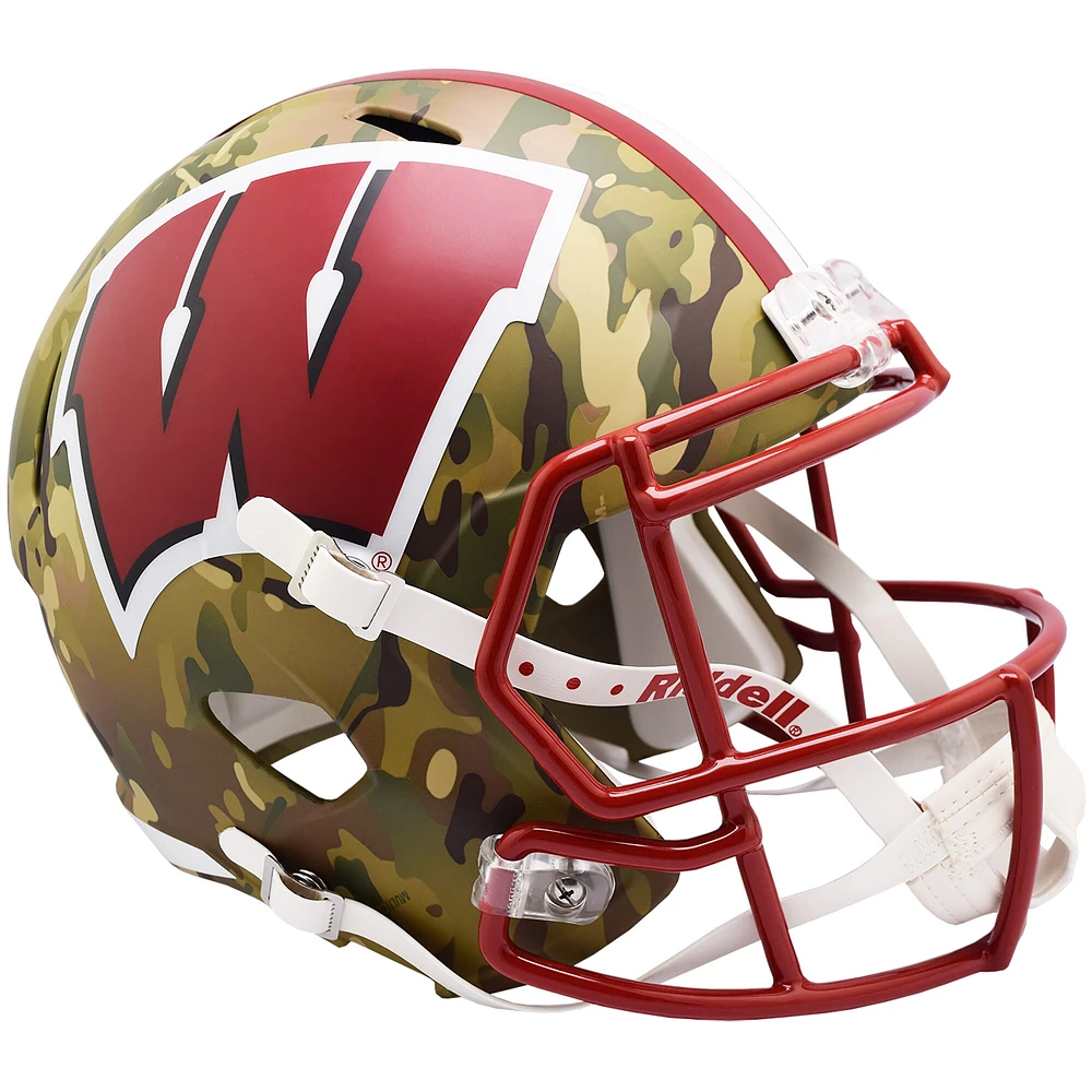 Wisconsin Badgers Lunar Full Size Authentic Football Helmet