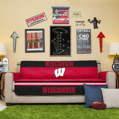 Wisconsin Badgers Sofa Furniture Protector