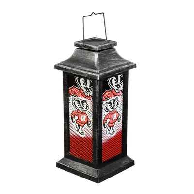 Wisconsin Badgers Solar Garden Lantern