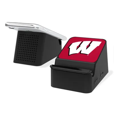 Wisconsin Badgers Wireless Charging Station & Bluetooth Speaker