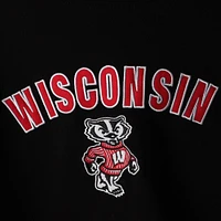 Sweat à capuche noir Wisconsin Badgers Arch & Logo 1 pour femme