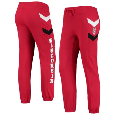 Wisconsin Badgers Colosseum Women's Kripke Chevron Jogger Pants - Red