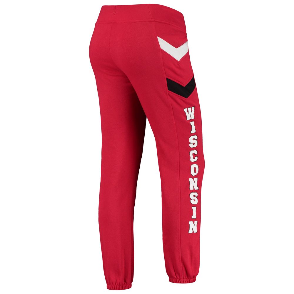 Women's Colosseum Red Wisconsin Badgers Kripke Chevron Jogger Pants