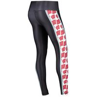 Women's Concepts Sport Black Wisconsin Badgers Dormer Knit Leggings