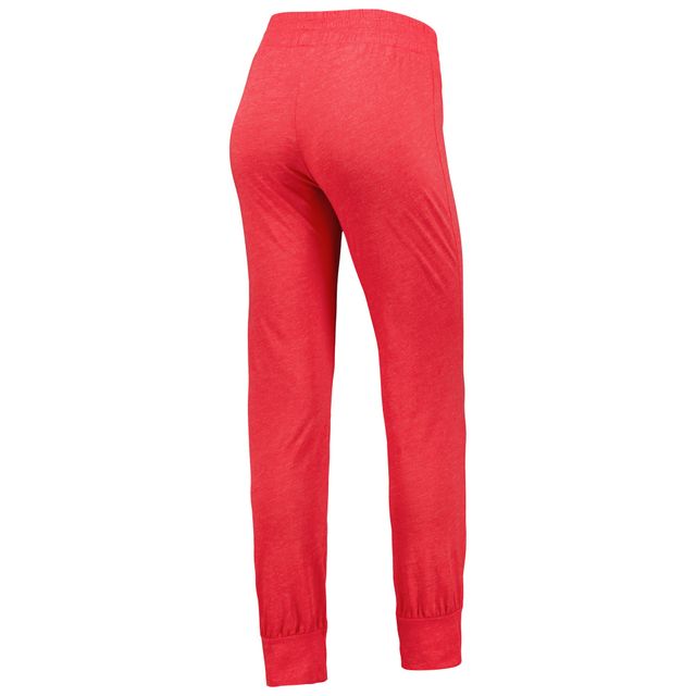 Concepts Sport T-shirt et pantalon à capuche manches longues Wisconsin Badgers pour femme Rouge