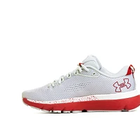 Chaussures de course Under Armour Wisconsin Badgers Infinite 5 gris clair pour femmes