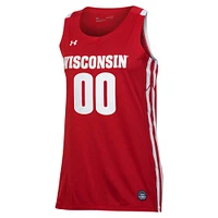 Women's Under Armour Red Wisconsin Badgers Pick-A-Player NIL Basketball Jersey