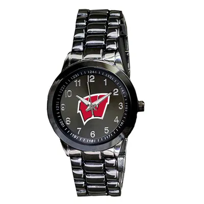 Wisconsin Badgers Women's Integris Gunmetal Stainless Steel Watch