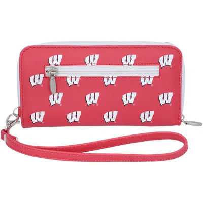 Wisconsin Badgers Women's Zip-Around Wristlet Wallet