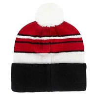 Bonnet en tricot à revers avec pompon pour jeunes de l'équipe Peewee des Wisconsin Badgers de 1947