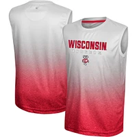 Débardeur Colosseum Wisconsin Badgers Max blanc/rouge pour jeune