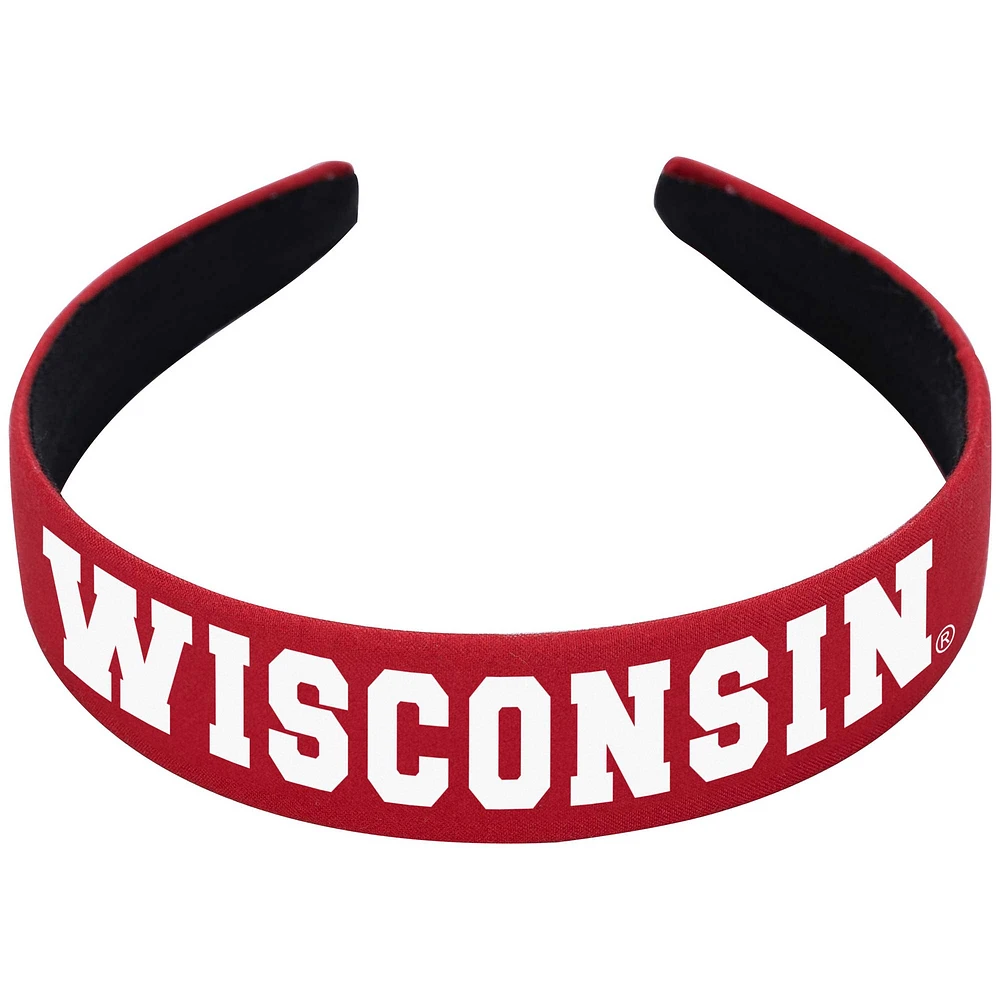 ZooZatz Red Wisconsin Badgers Hard Headband