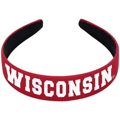 Bandeau rigide ZooZatz Red Wisconsin Badgers