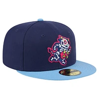 Men's New Era Navy Wisconsin Timber Rattlers Copa de la Diversión 59FIFTY Fitted Hat
