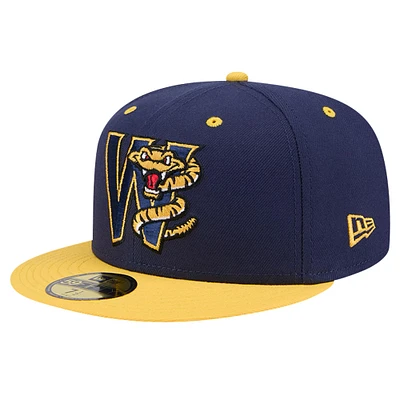 Men's New Era Navy Wisconsin Timber Rattlers Theme Night Brewers Sunday 59FIFTY Fitted Hat