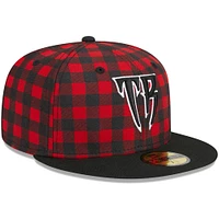 Casquette ajustée New Era pour homme Wisconsin Timber Rattlers Theme Nights Yooper 59FIFTY rouge