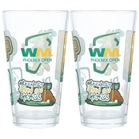  2025 WM Phoenix Open Scatter Print Pint Glass 2-Pack Set