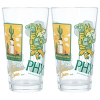  2025 WM Phoenix Open Scatter Print Pint Glass 2-Pack Set