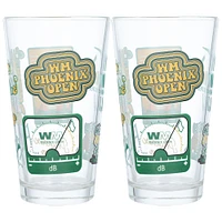  2025 WM Phoenix Open Scatter Print Pint Glass 2-Pack Set