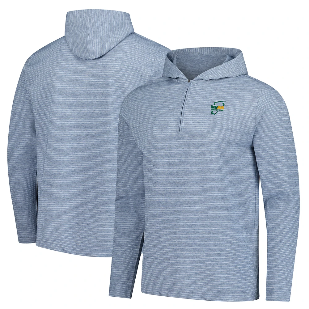 Sweat à capuche zippé quart de tour Ahead Blue WM Phoenix Open Stuart pour homme