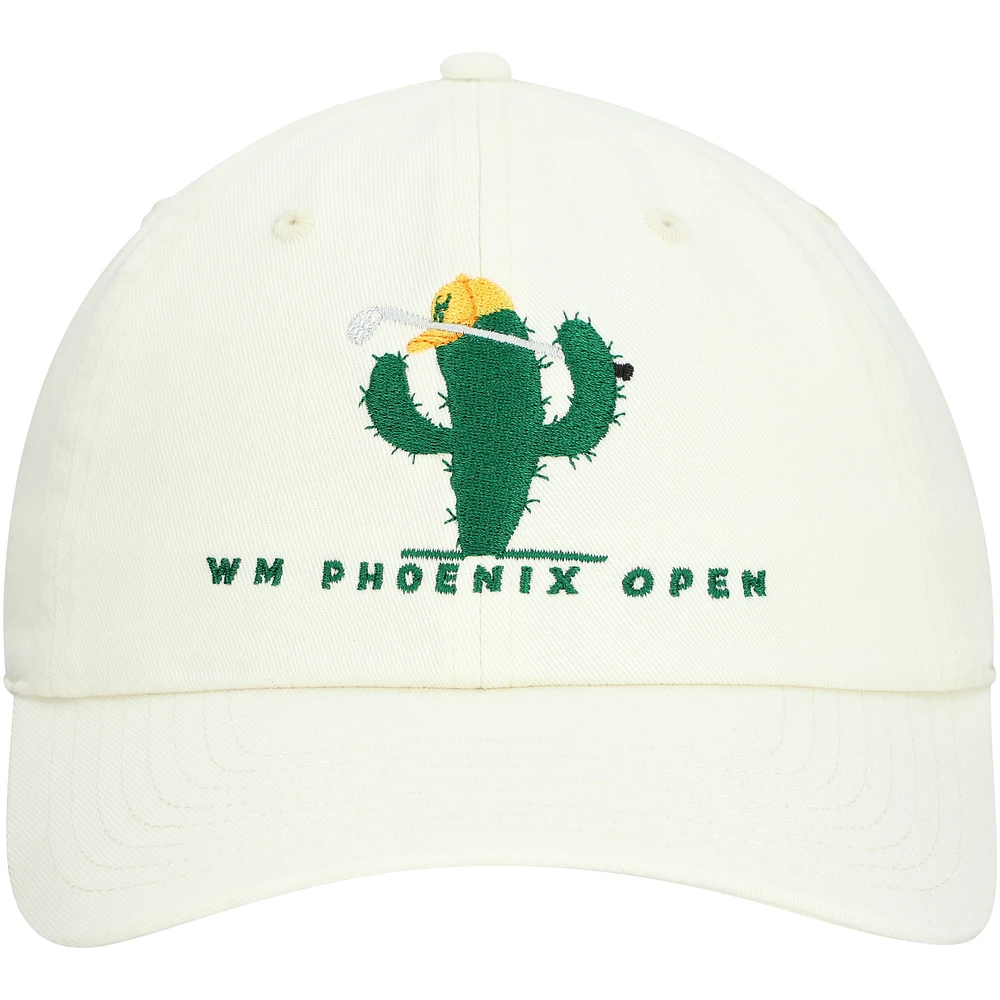 Casquette ajustable Ahead Cream WM Phoenix Open Cactus Largo pour homme