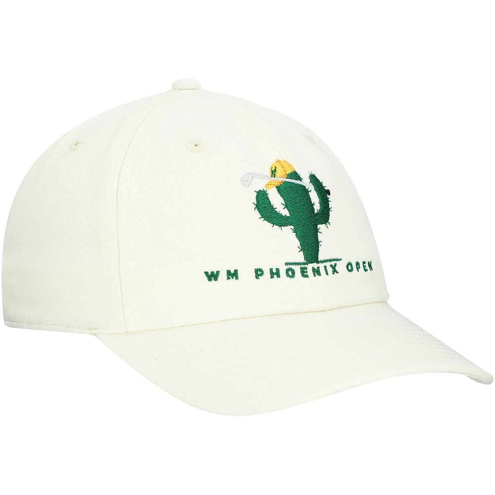 Casquette ajustable Ahead Cream WM Phoenix Open Cactus Largo pour homme