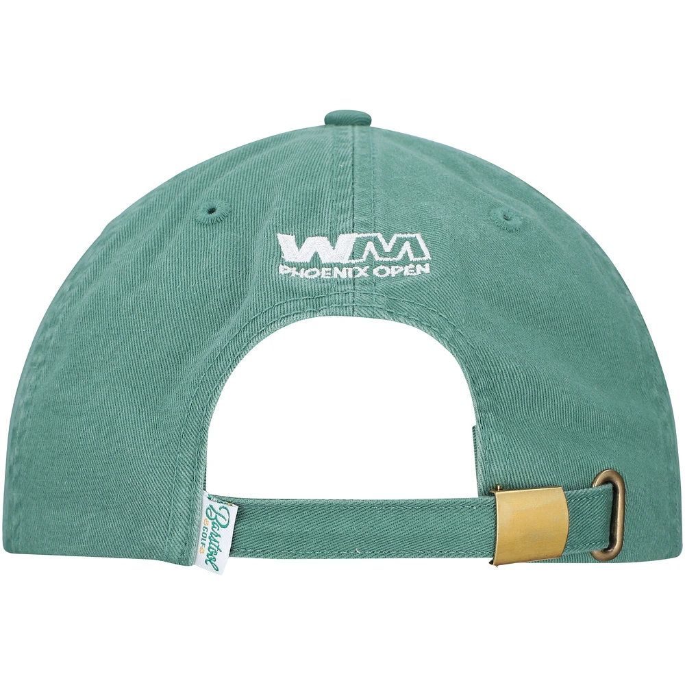 Men's Barstool Golf  Green WM Phoenix Open Washed Canvas Adjustable Dad Hat