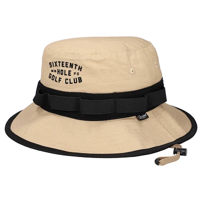 Chapeau seau militaire pour hommes Barstool Golf Tan WM Phoenix Open Seizième trou Golf Club