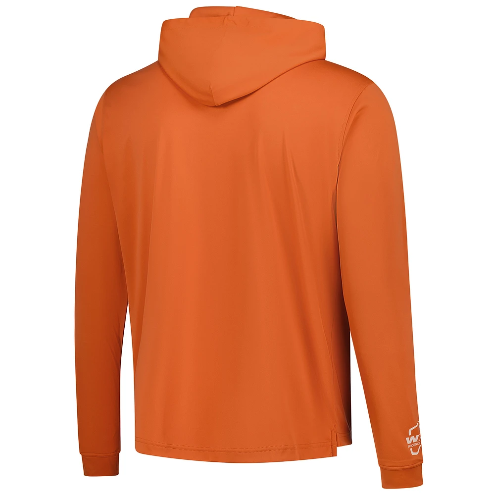 Men's FootJoy  Orange 2025 WM Phoenix Open 16 Pullover Hoodie