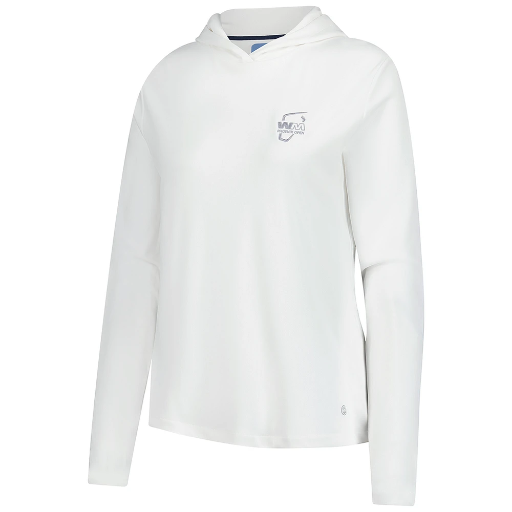 Men's FootJoy  White WM Phoenix Open Temposeries Pullover Hoodie