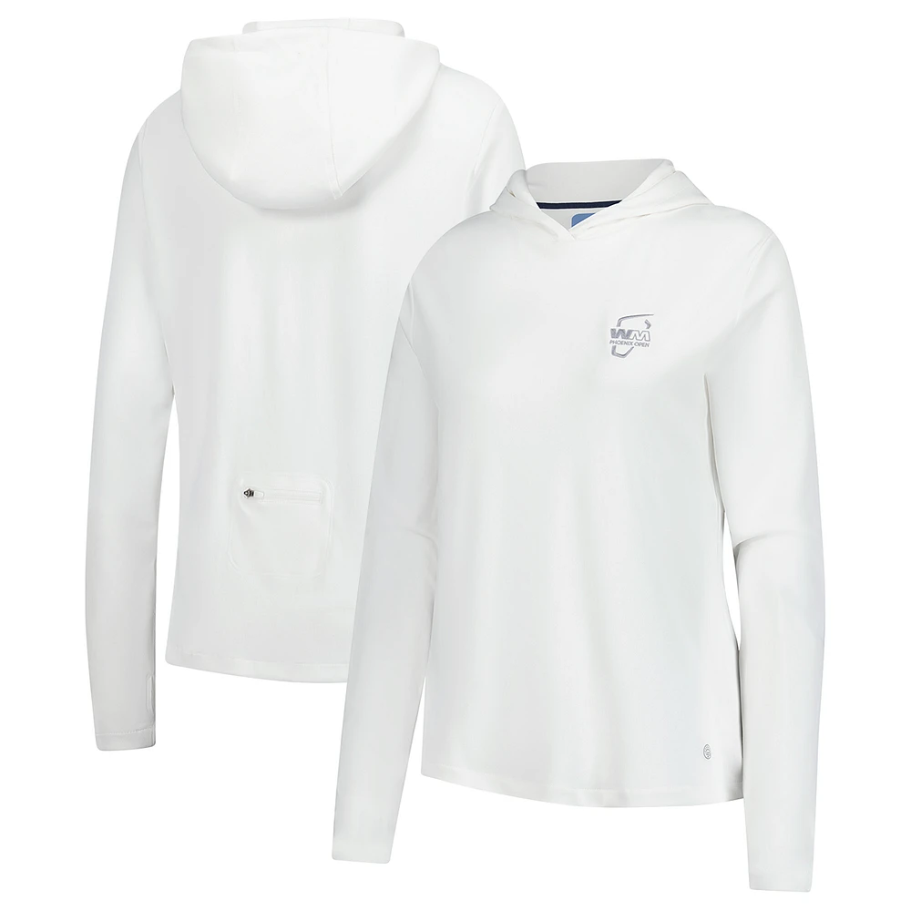 Men's FootJoy White WM Phoenix Open Temposeries Pullover Hoodie