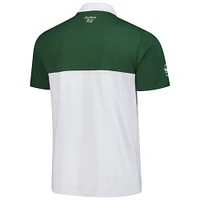 Polo piqué haute performance Malbon Golf blanc 2025 WM Phoenix Open pour homme