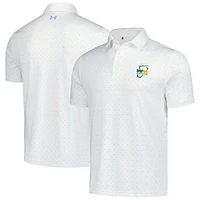 Men's Under Armour 2025  White WM Phoenix Open Playoff 3.0 On Green Polo