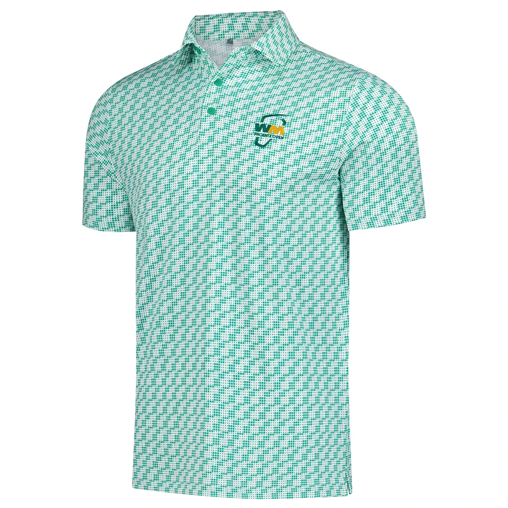 Men's Under Armour  White 2025 WM Phoenix Open Drive Clubhouse Grid Polo