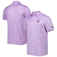 Lids WM Phoenix Open adidas Prisma Print Polo - Purple | Dulles Town Center