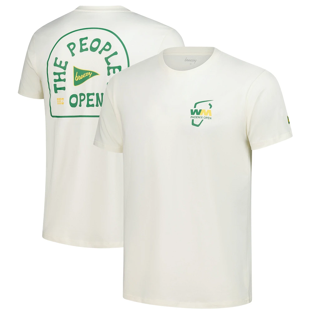 T-shirt Breezy Golf Cream pour homme WM Phoenix Open The People's