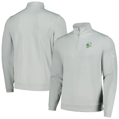 Men's Columbia Gray WM Phoenix Open Wickham Hills Omni-Wick Quarter-Zip Jacket