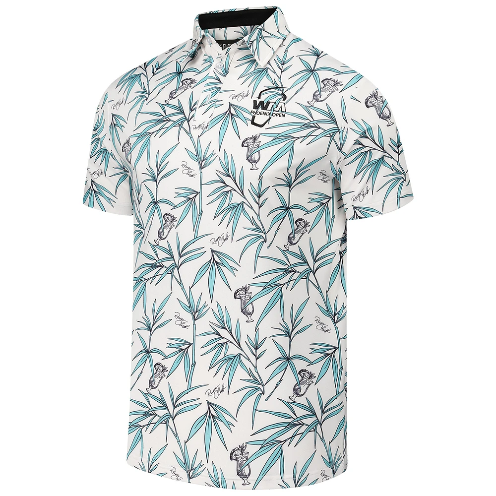 Polo blanc WM Phoenix Open Rum Club Flomotion pour homme