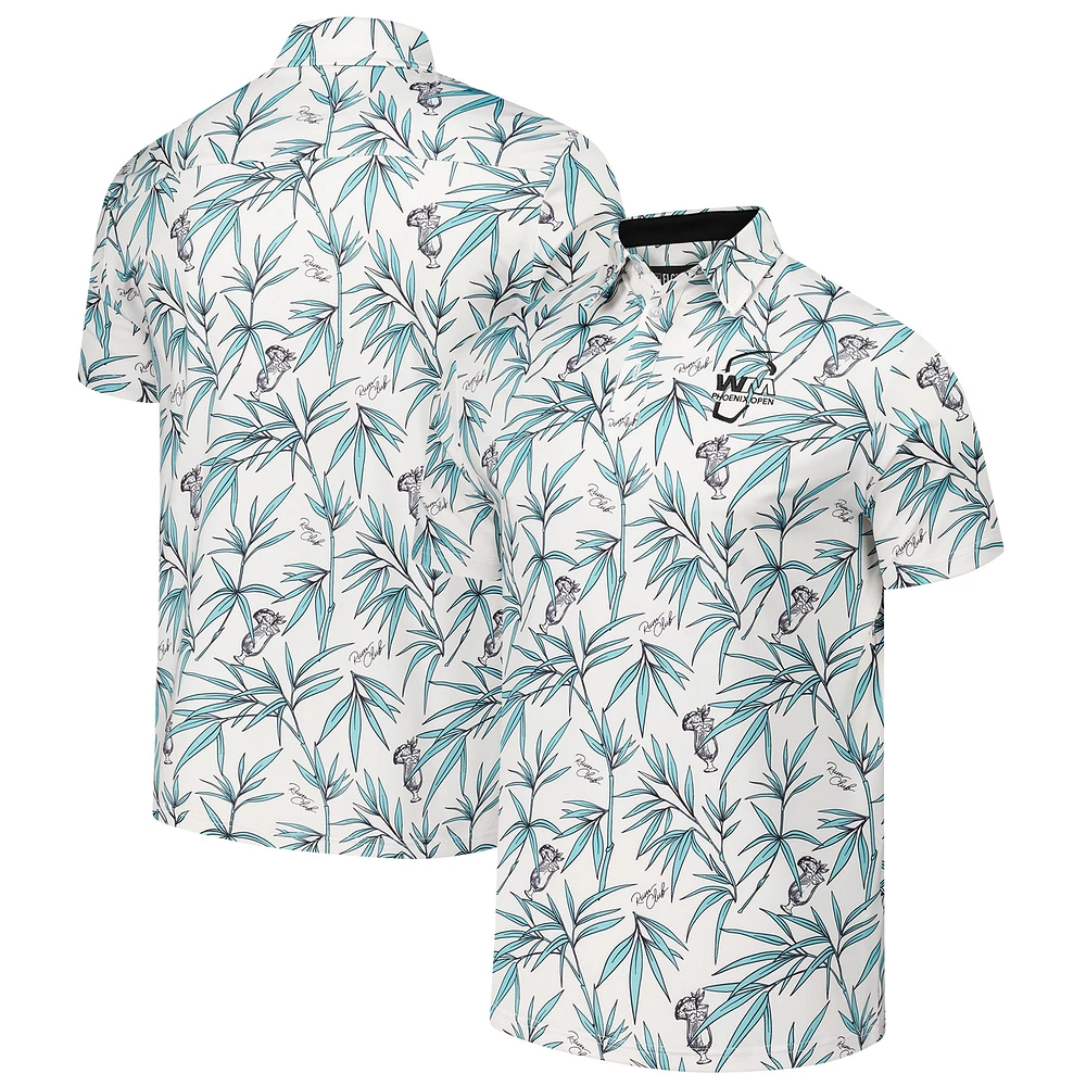 Men's Flomotion White WM Phoenix Open Rum Club Polo