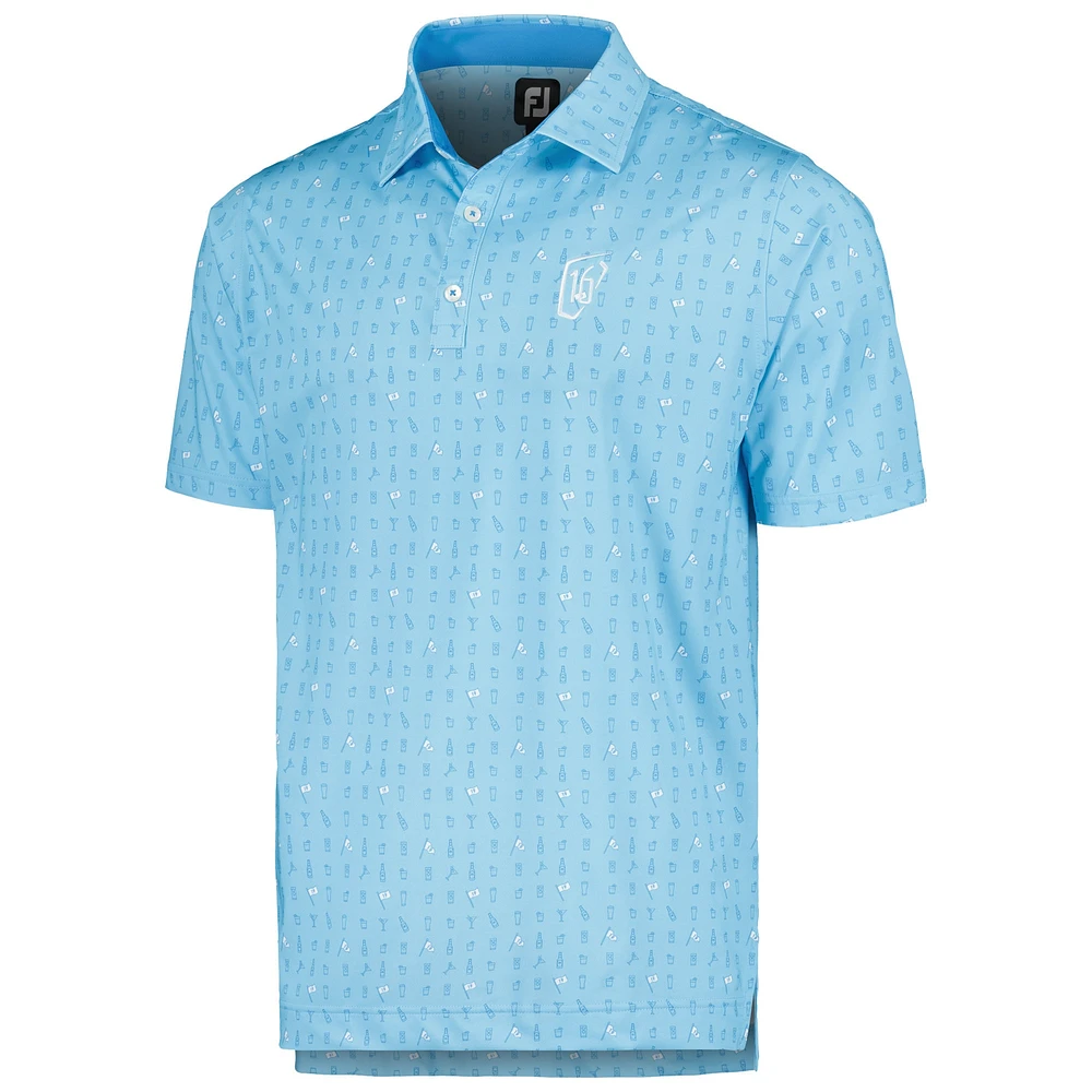 Polo FootJoy bleu clair WM Phoenix Open The 19th Hole Lisle pour hommes