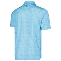 Men's FootJoy Light Blue WM Phoenix Open The 19th Hole Lisle Polo